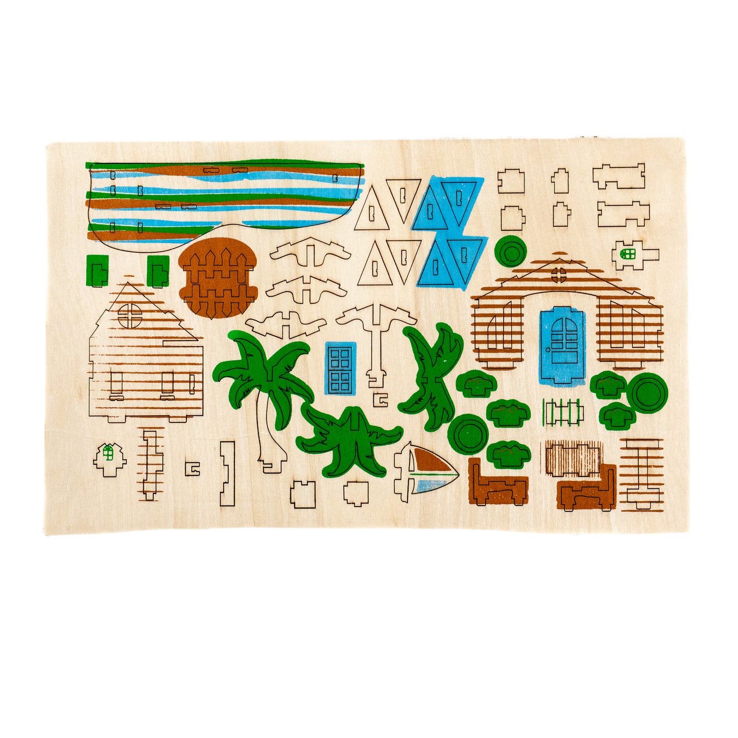 Woodcraft Kit – 3D DIY Wooden Puzzle Model