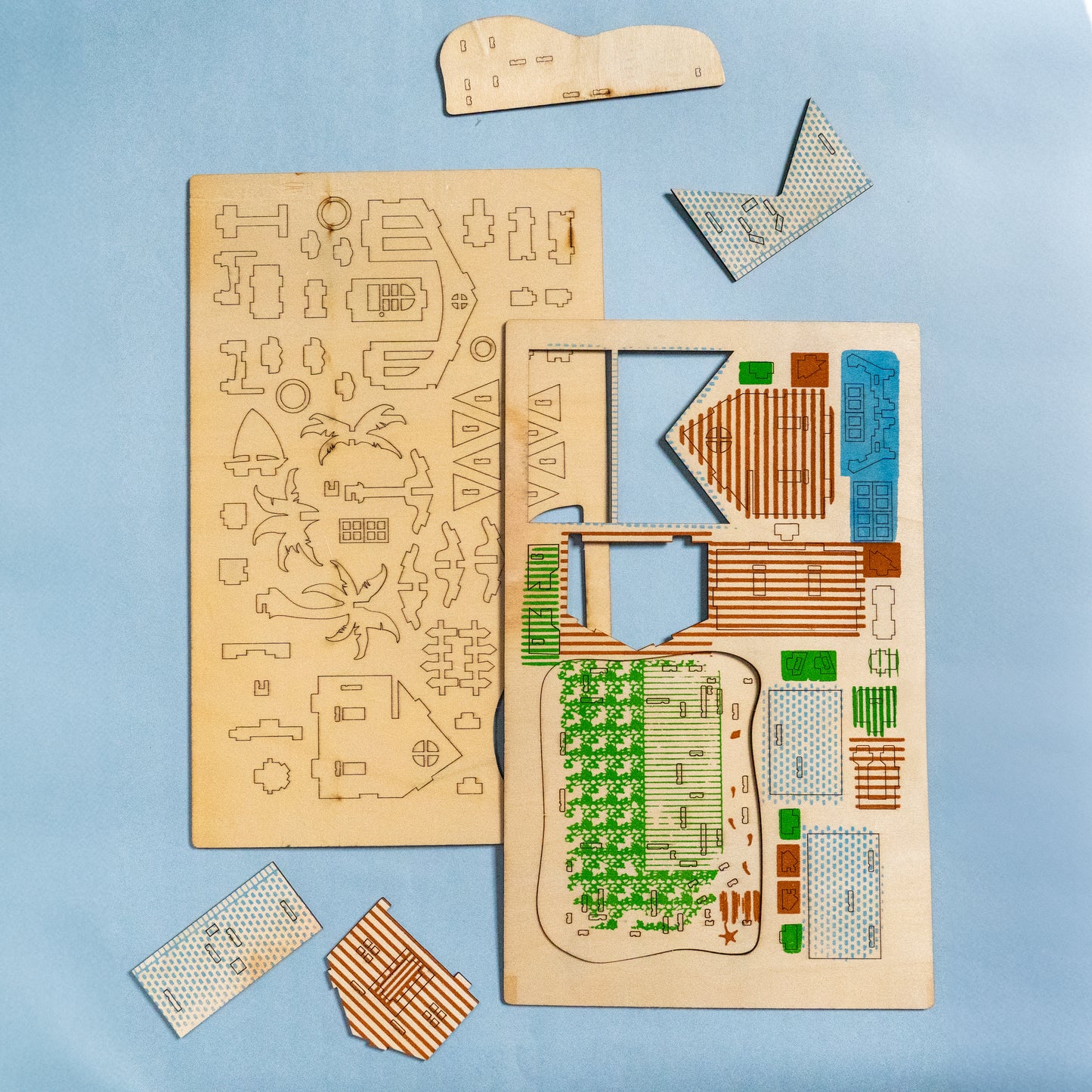 Woodcraft Kit – 3D DIY Wooden Puzzle Model