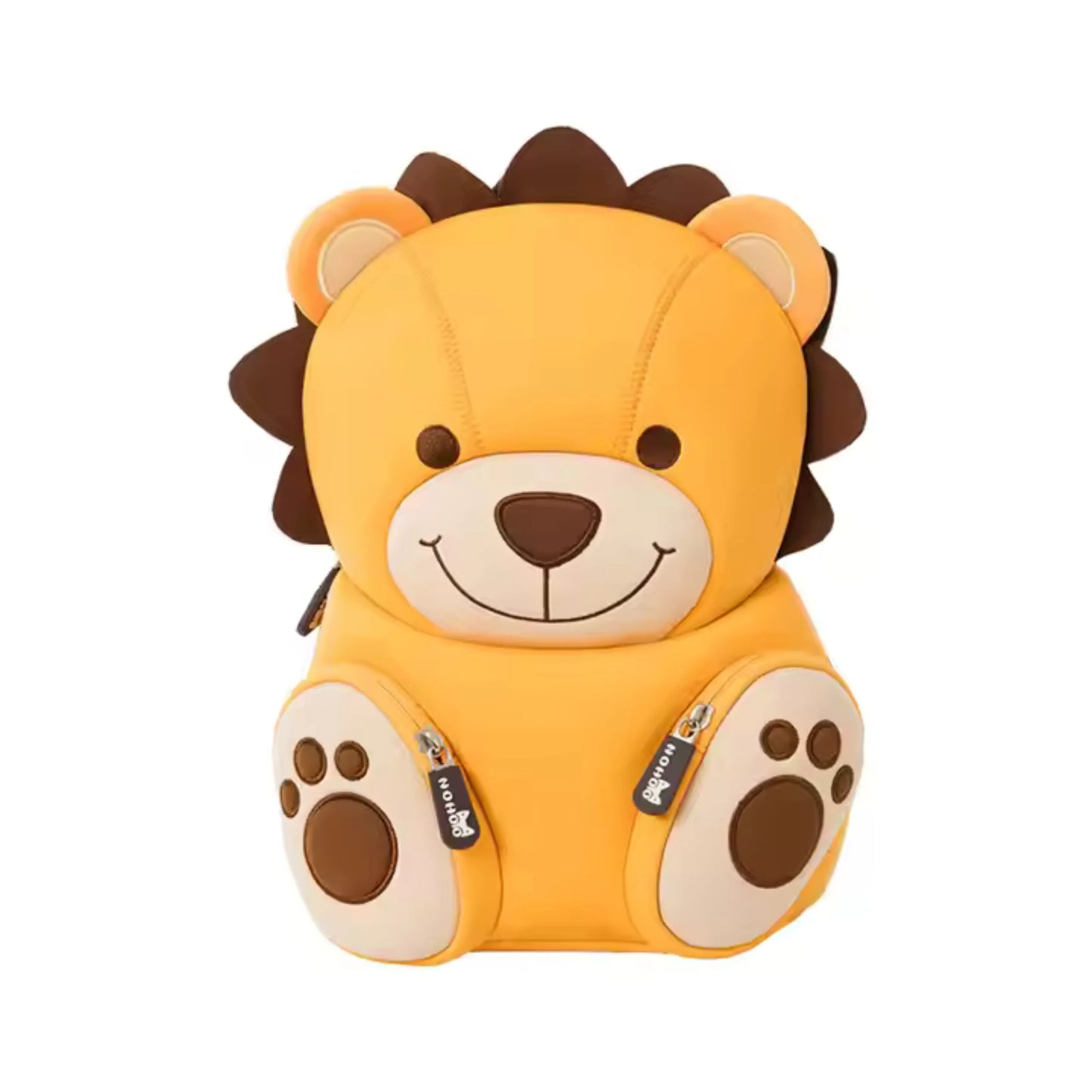 Lion Cub Kids Premium Backpack with vibrant yellow lion design