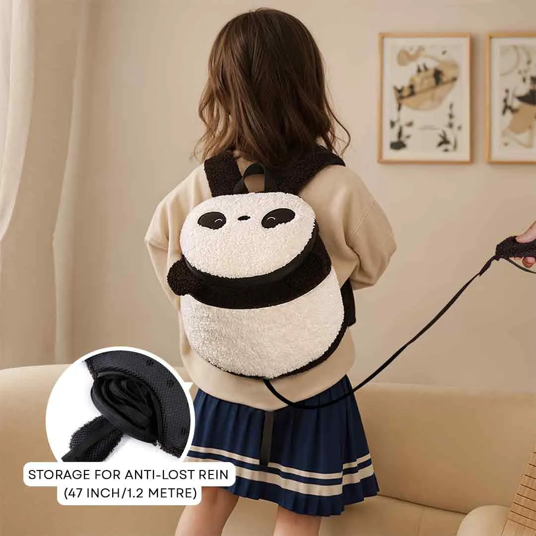 Cute shoulder bag for girls – plush panda crossbody style