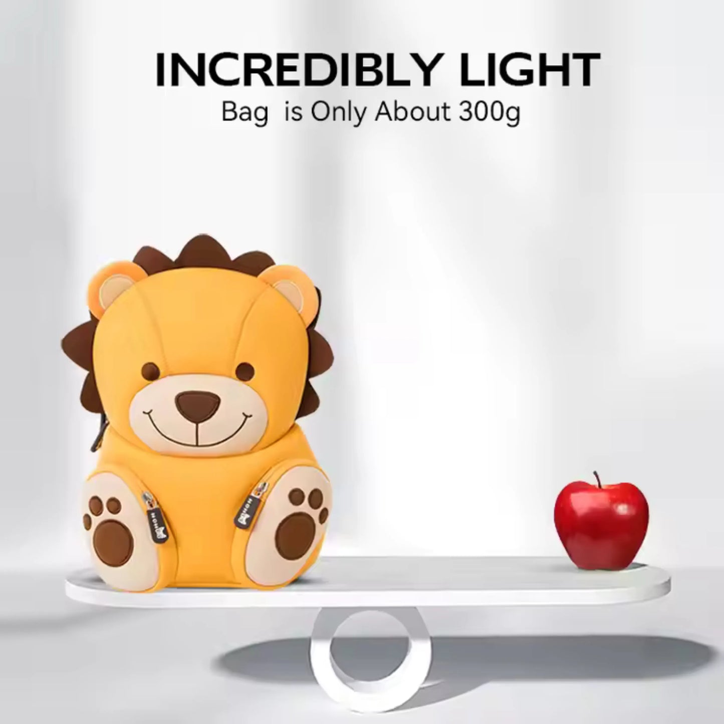 Fun lion cub backpack with Breathable mesh for young kids
