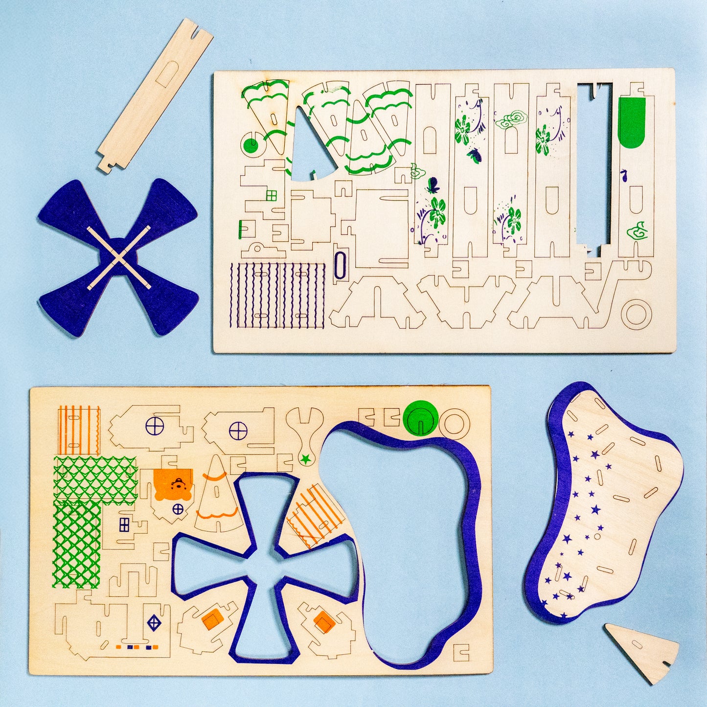 Woodcraft Kit – 3D DIY Wooden Puzzle Model