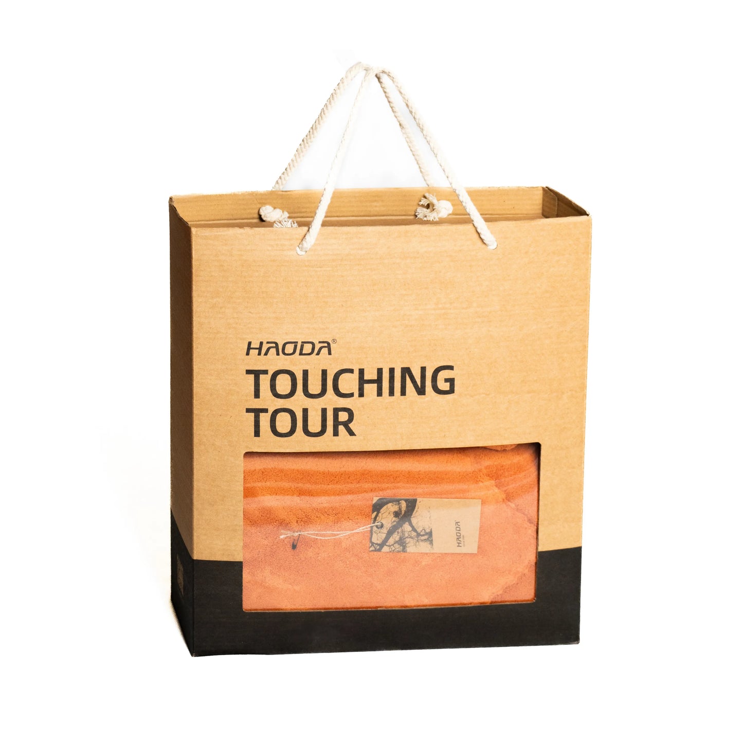 Neat packing of Orange Soft Craze towel set