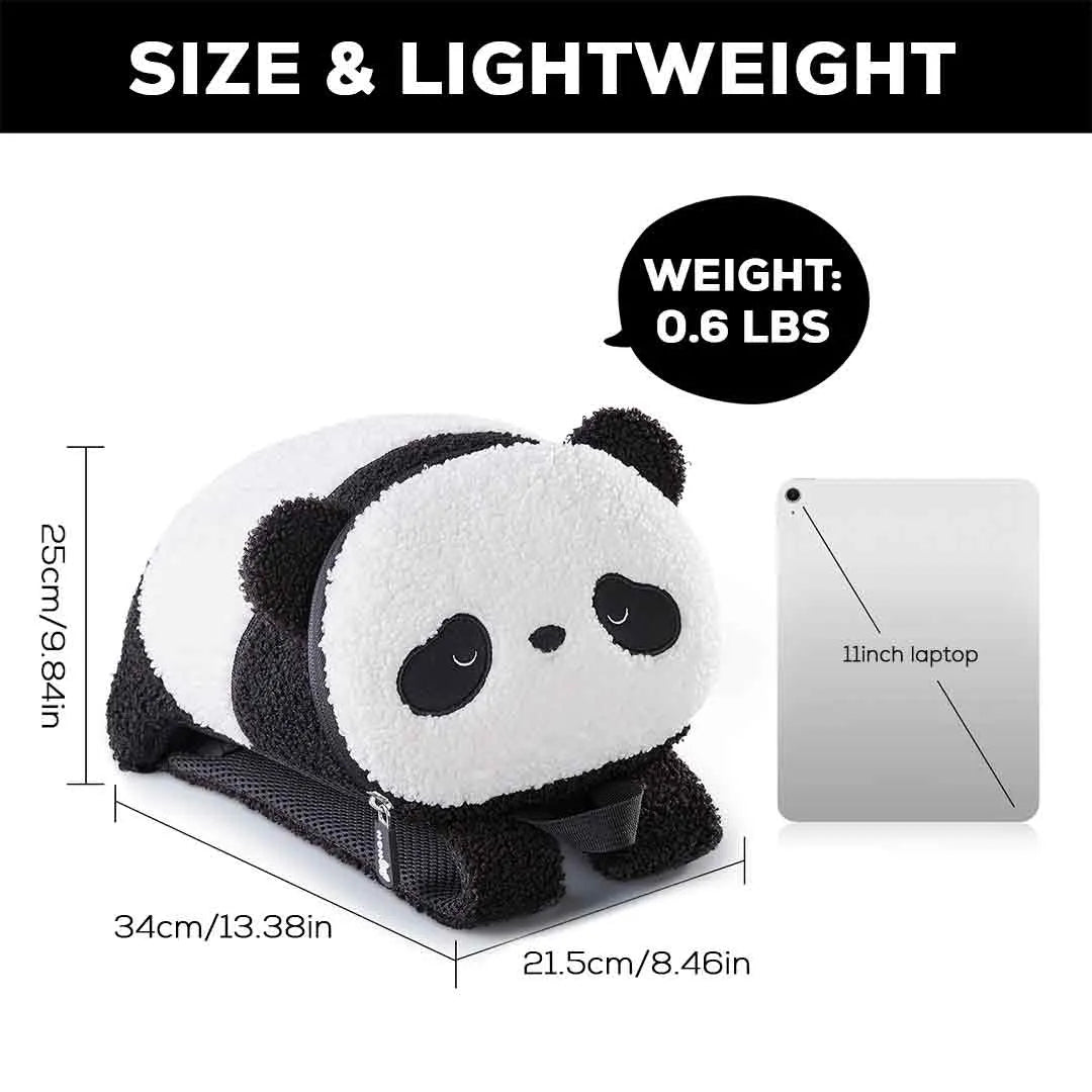 Cute shoulder bag for girls – plush panda crossbody style