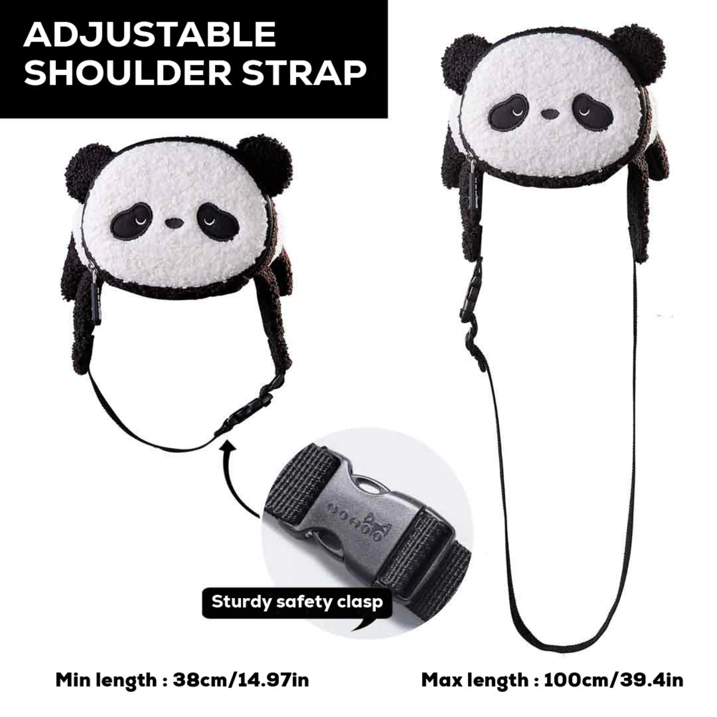 Small sling bag for panda lovers – fun and functional