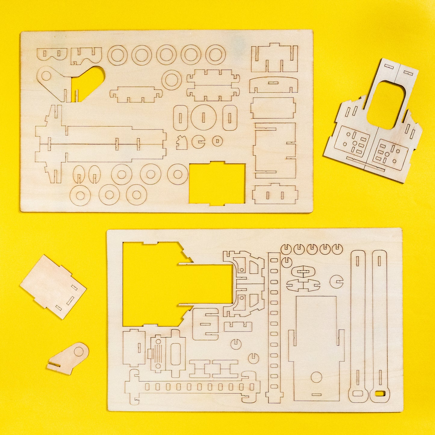 Woodcraft Kit – 3D DIY Wooden Puzzle Model