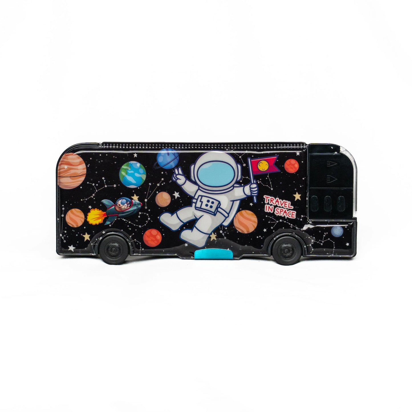 Black Bus Pencil Box for Boys