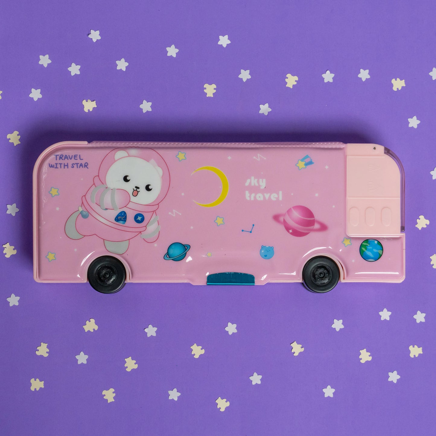 Pink School Stationery for Boys