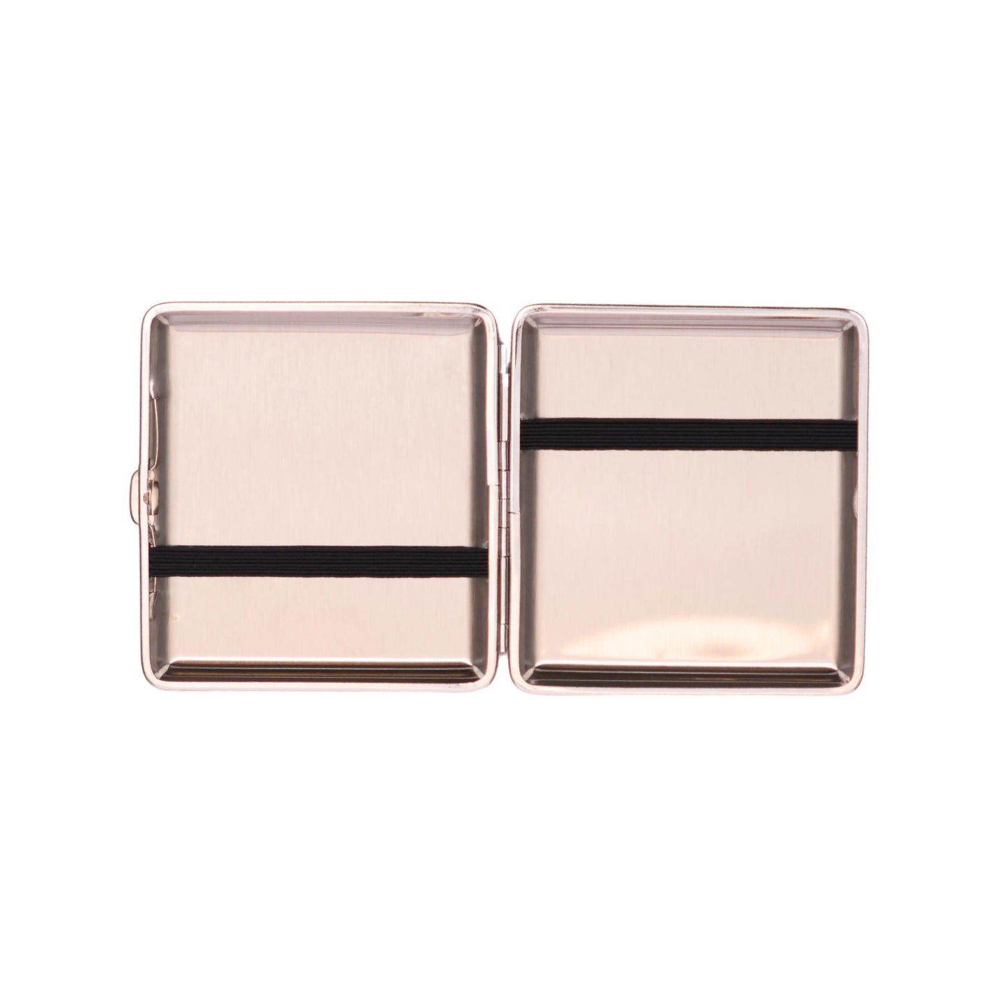 Sleek black cigarette case with crocodile texture, a luxury cigarette holder case for stylish storage.