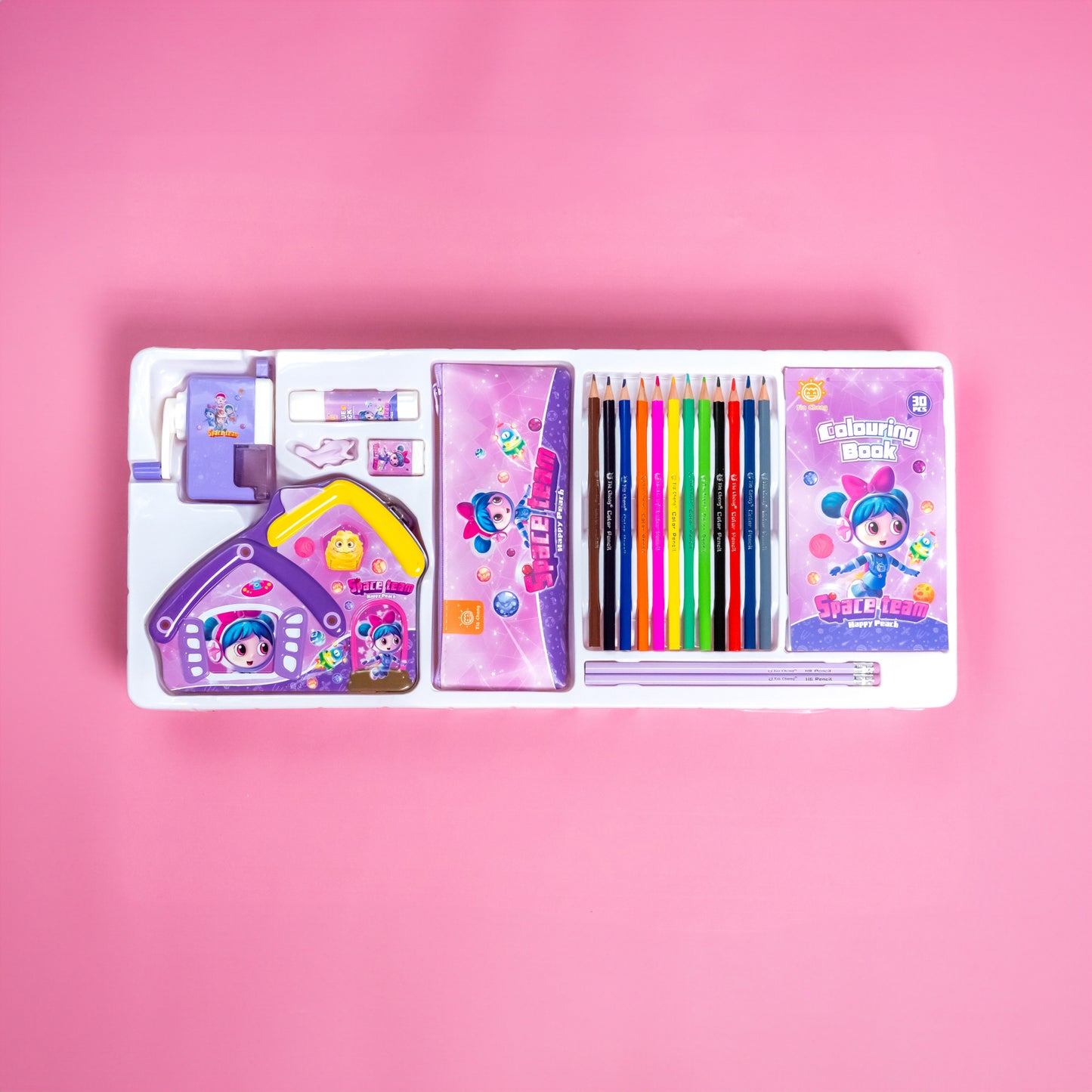 Cosmic Space Team Stationery Set – Kids School Supply Kit