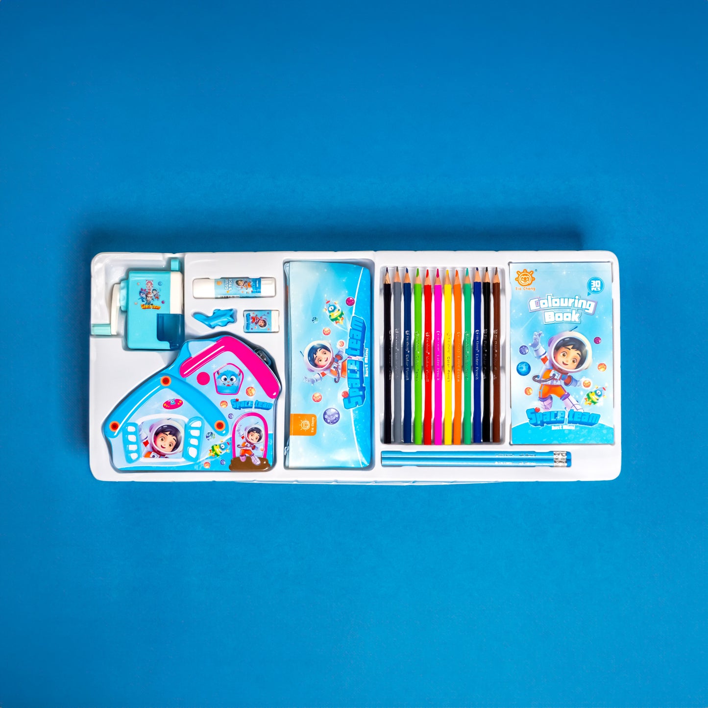 Space-Themed Stationery Box Set for Girls, Students, and Adults
