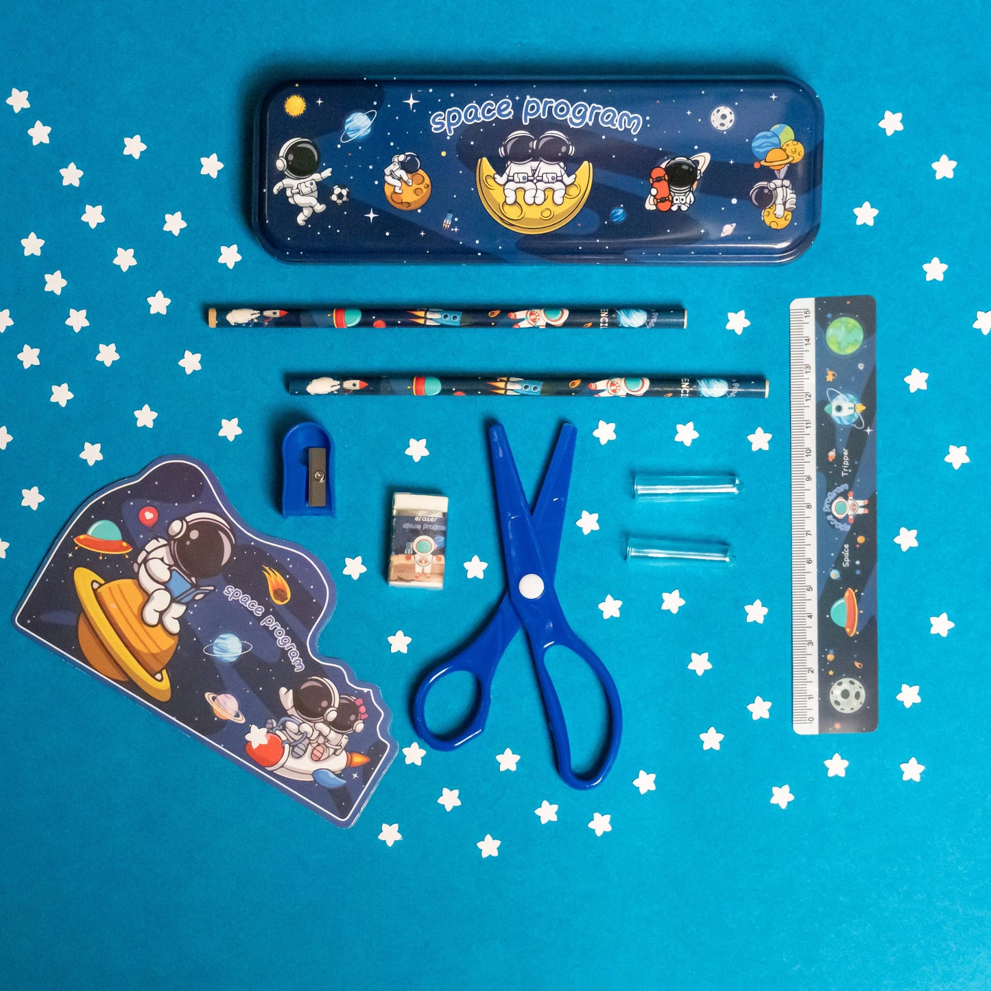 Ultimate 8-in-1 Adventure Stationery Kit for Kids and Students – Colourful School Supplies Set