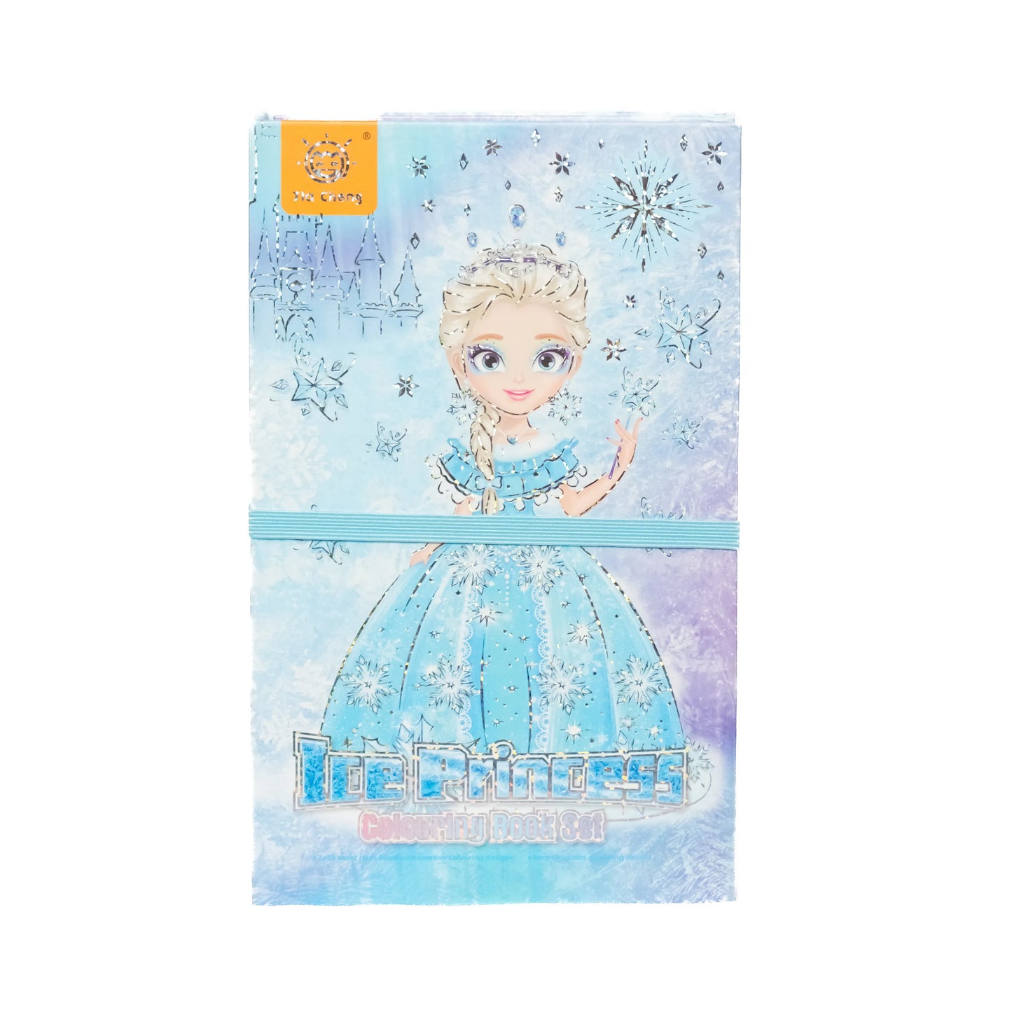 Blue Epic DIY Colouring Set placed on a white background