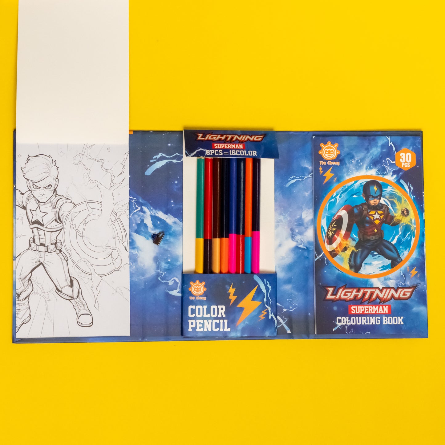 DIY Colour Pencil Set with Box – Art Kit for Young Artists