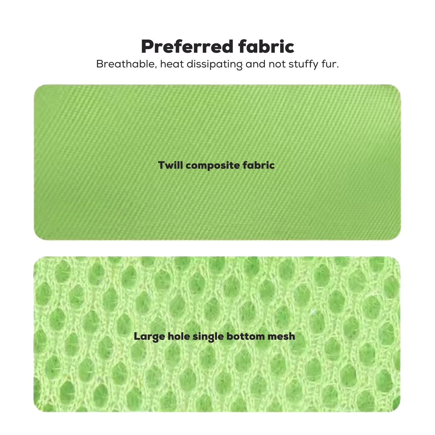 Close up for dog harness fabric
