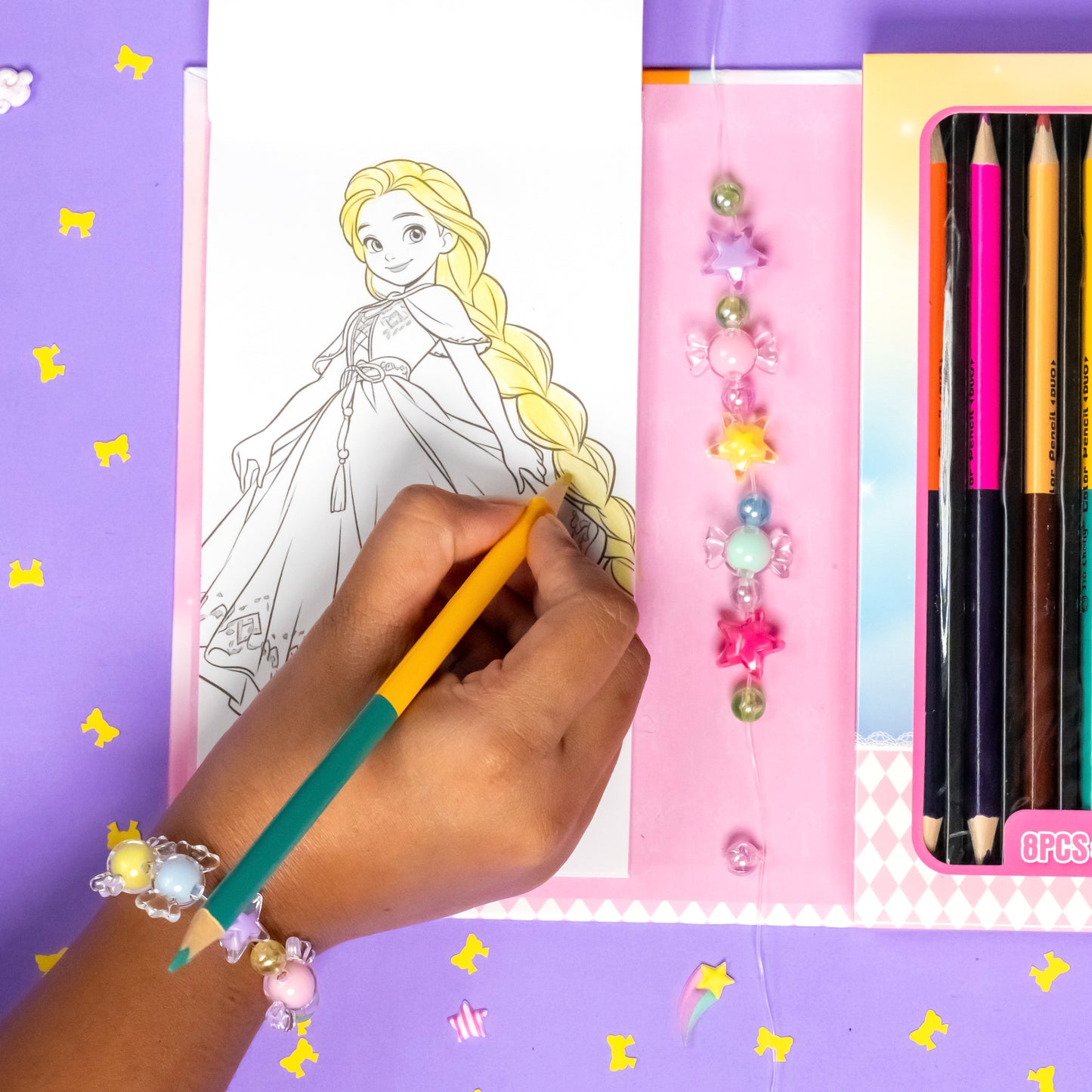 Premium Colour Pencil Set for Drawing and Creativity – FunLab Collectibles Kit