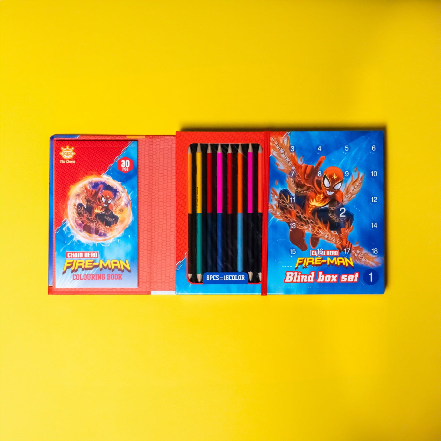 Colour Pencil Box Set with DIY Activity Items – FunLab Art Kit