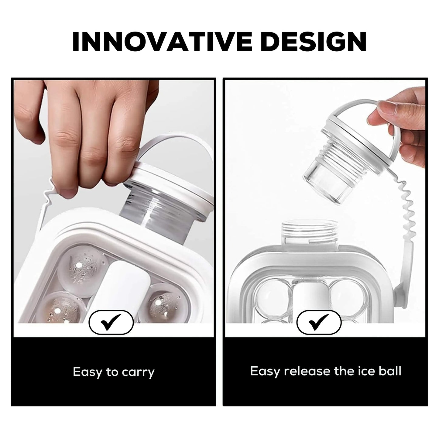 Easy to Carry and easy to release the ice ball