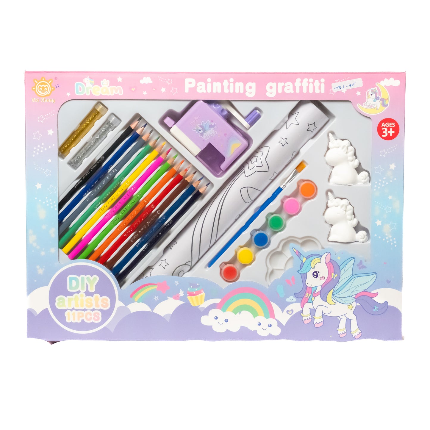 Magical Unicorn Painting Set – Colourful Poster Paint Kit for Kids