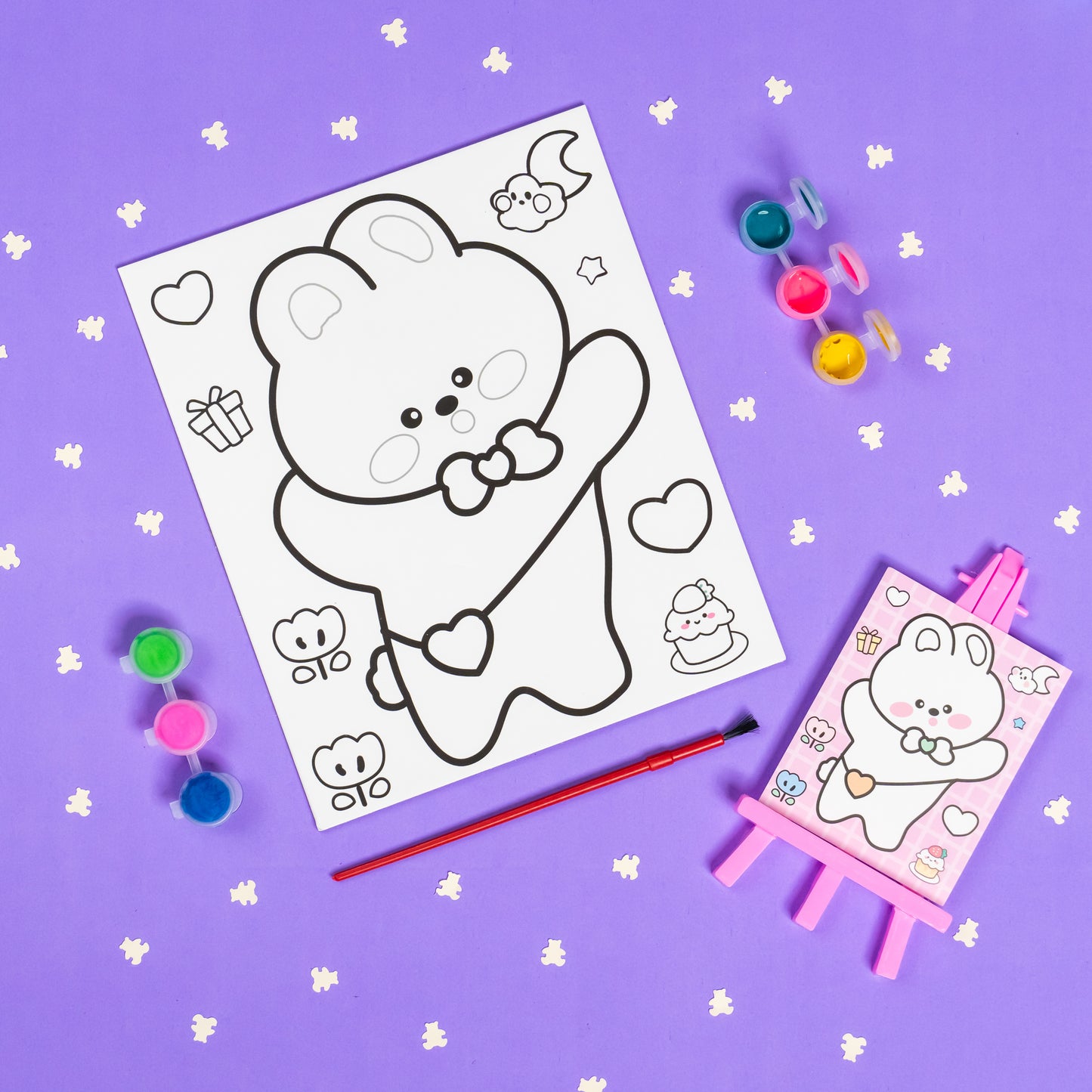 DIY Art Painting Kit with Brushes and Colors – Ideal for Kids