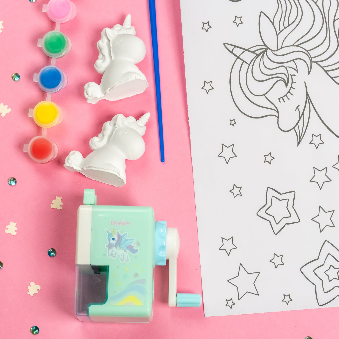 Fun Poster Paint Set with Unicorn Design – Creative Gift for Kids