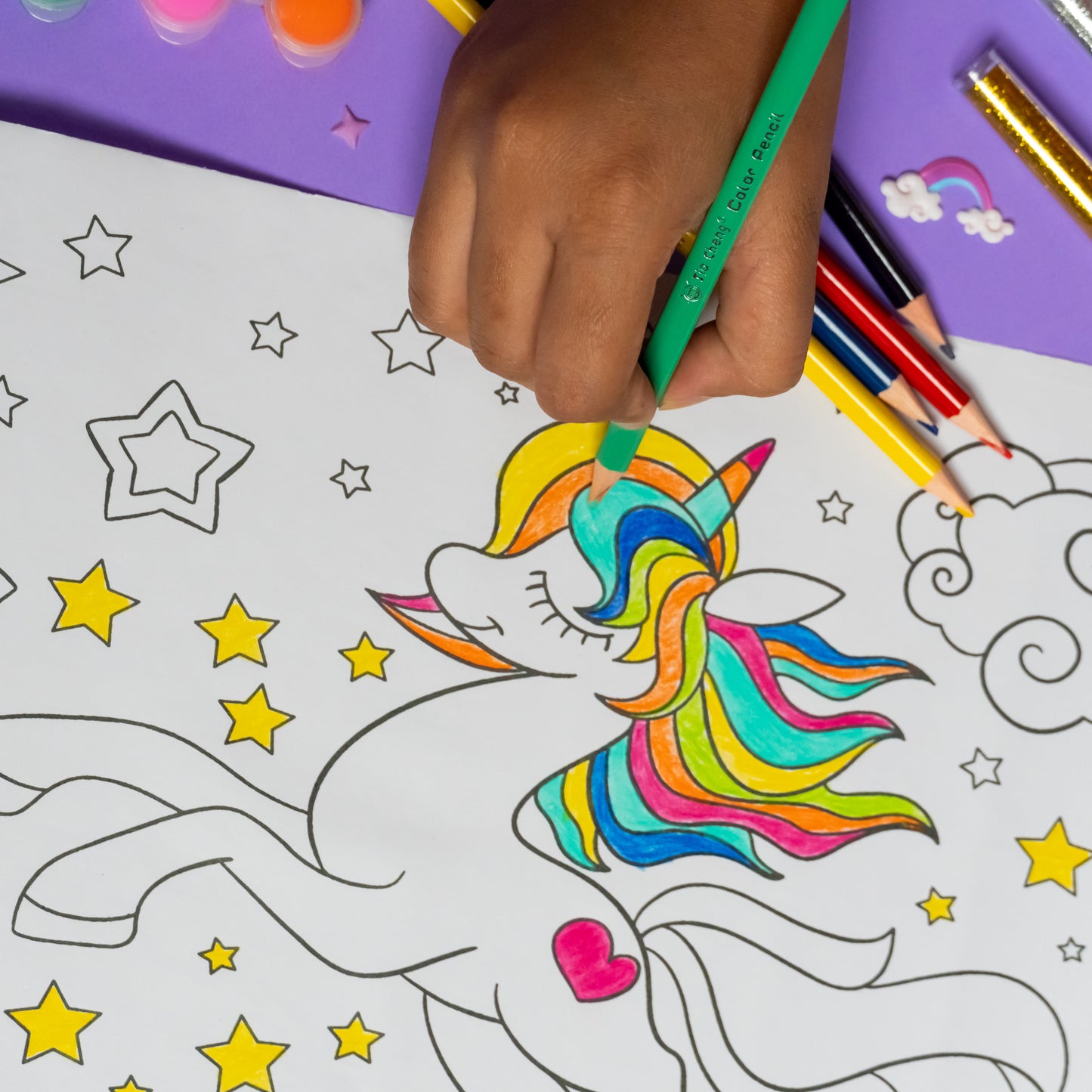 Painting Colour Set for Kids – Magical Unicorn Art Box Set