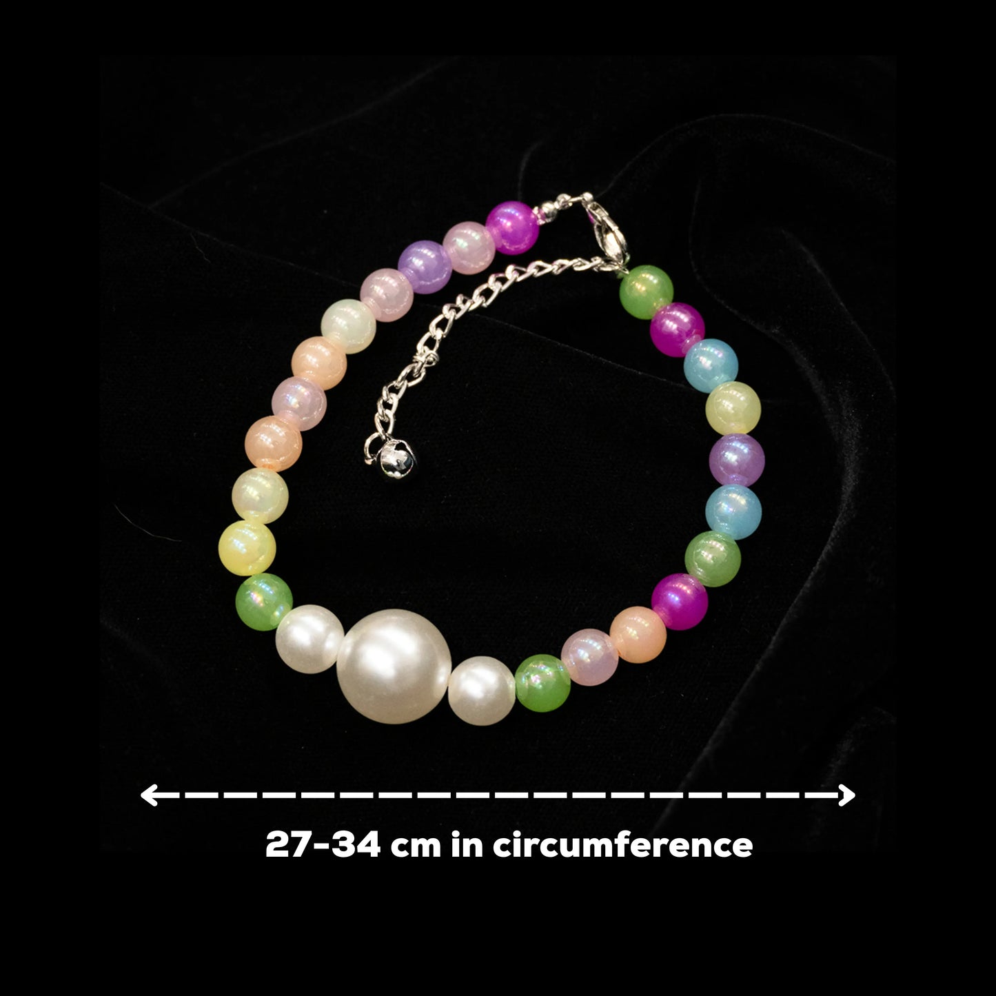 Pet necklace with circumference measurement