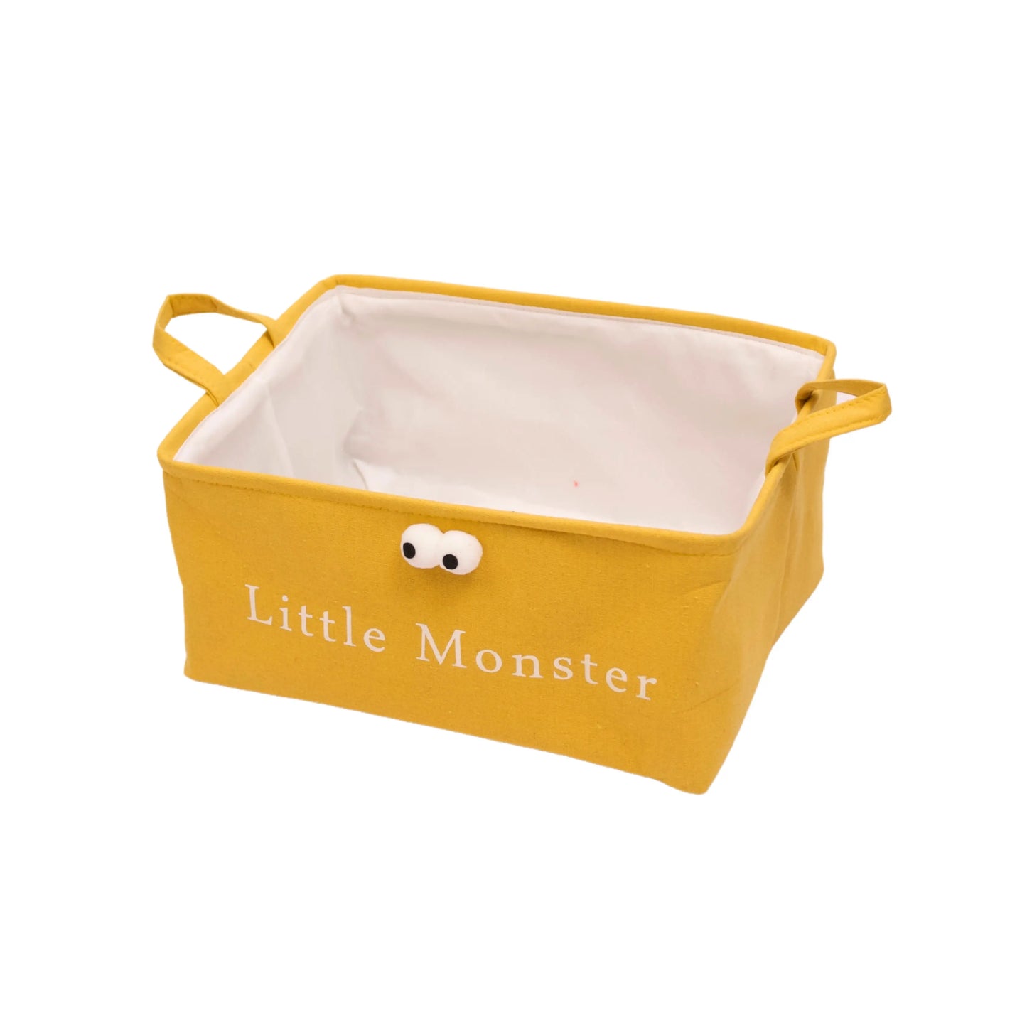 Cute kids storage basket with monster design