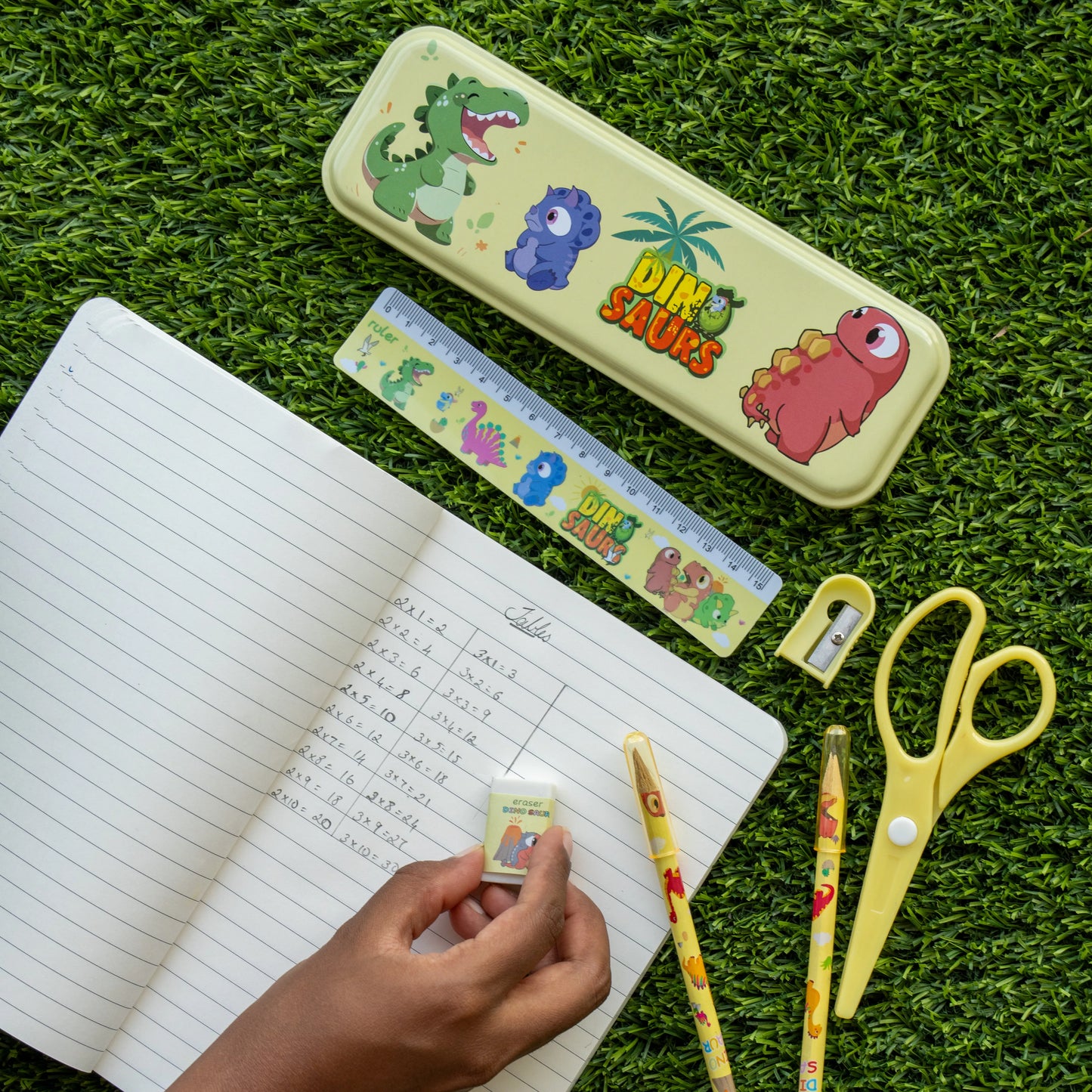 Ultimate 8-in-1 Adventure Stationery Kit for Kids and Students – Colourful School Supplies Set