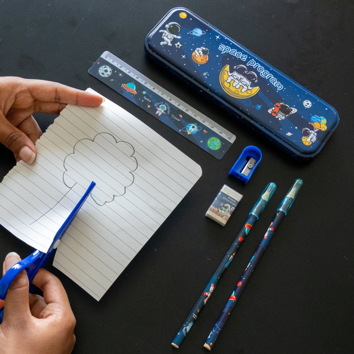 Ultimate 8-in-1 Adventure Stationery Kit for Kids and Students – Colourful School Supplies Set