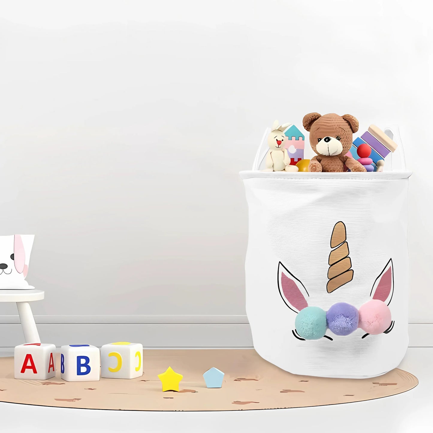 3D Unicorn laundry bag for kids room