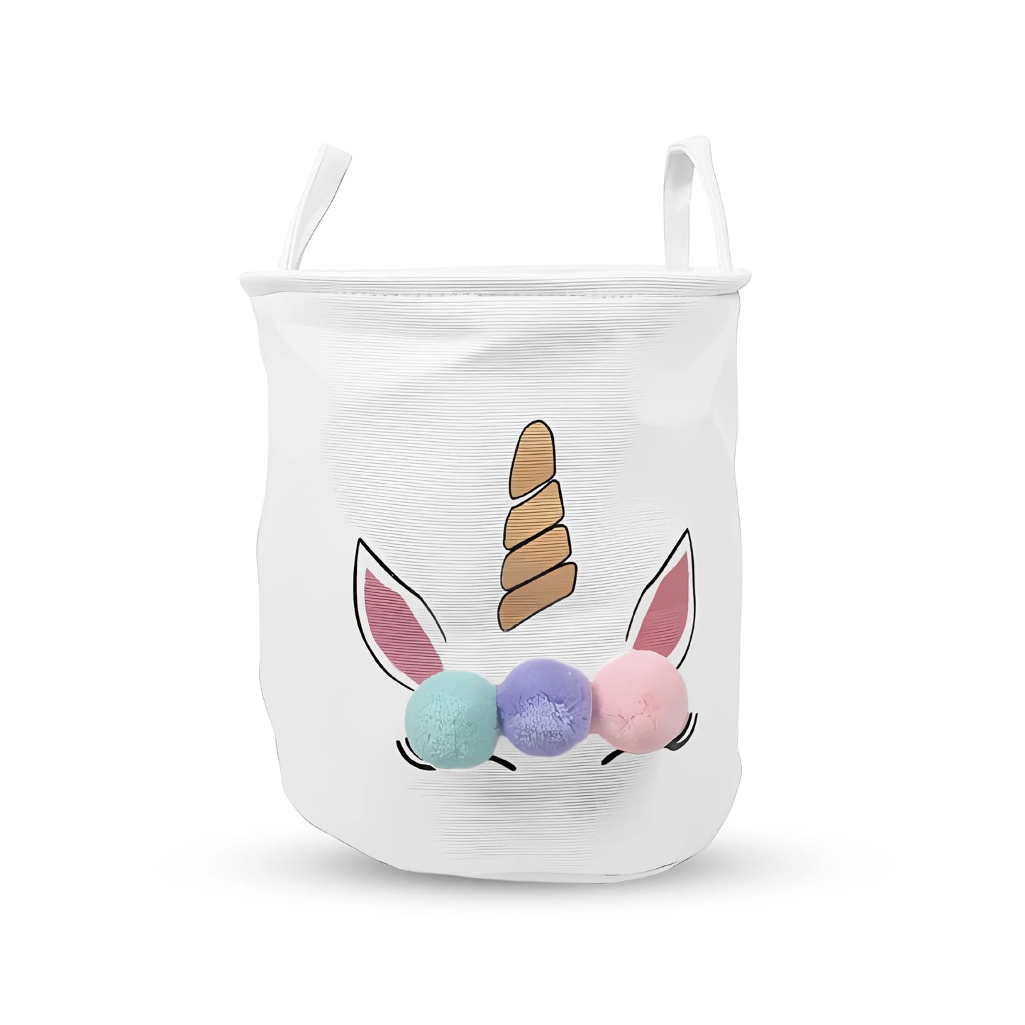 Cute unicorn-themed cloth laundry bag