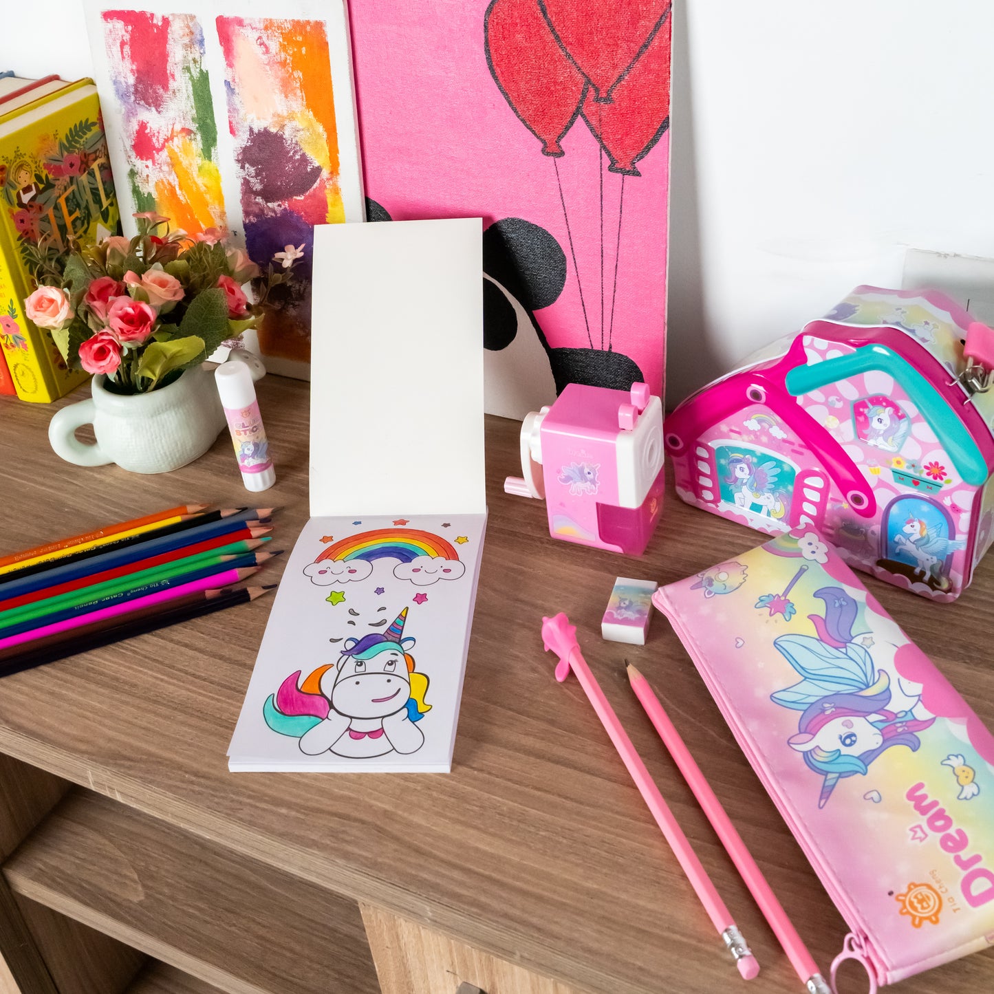Unicorn Dream Stationery Set – Cute School Supplies for Girls & Kids
