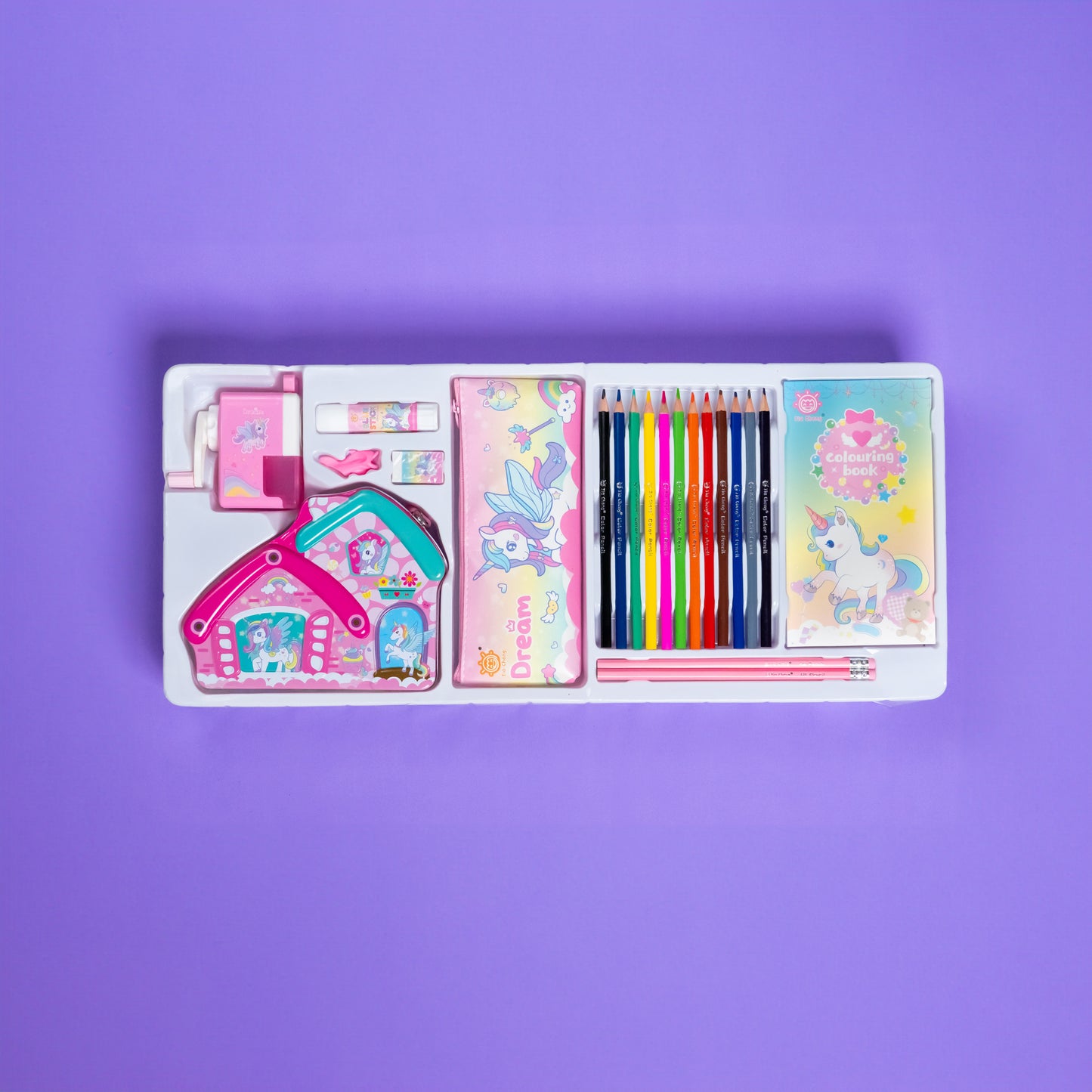 Unicorn Dream Stationery Set – Cute School Supplies for Girls & Kids