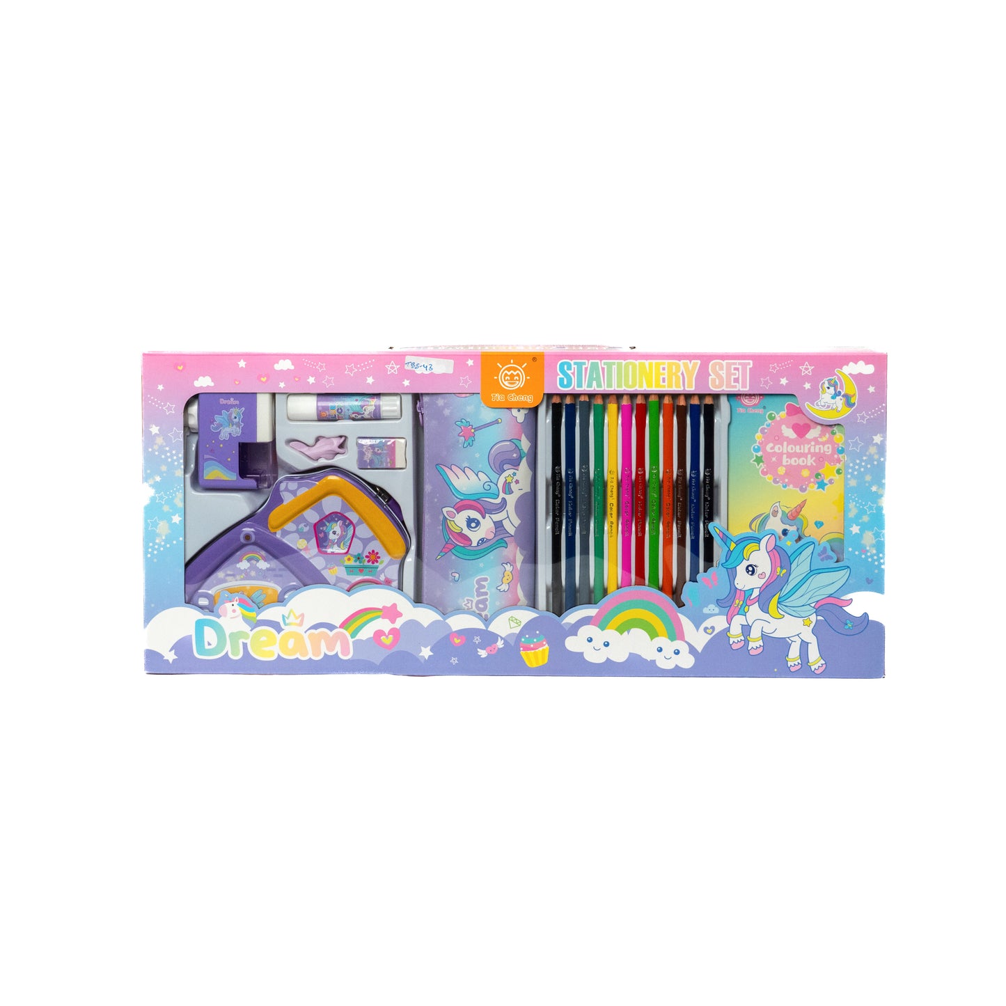 Magical Unicorn-Themed Stationery Box Set – Perfect for Students