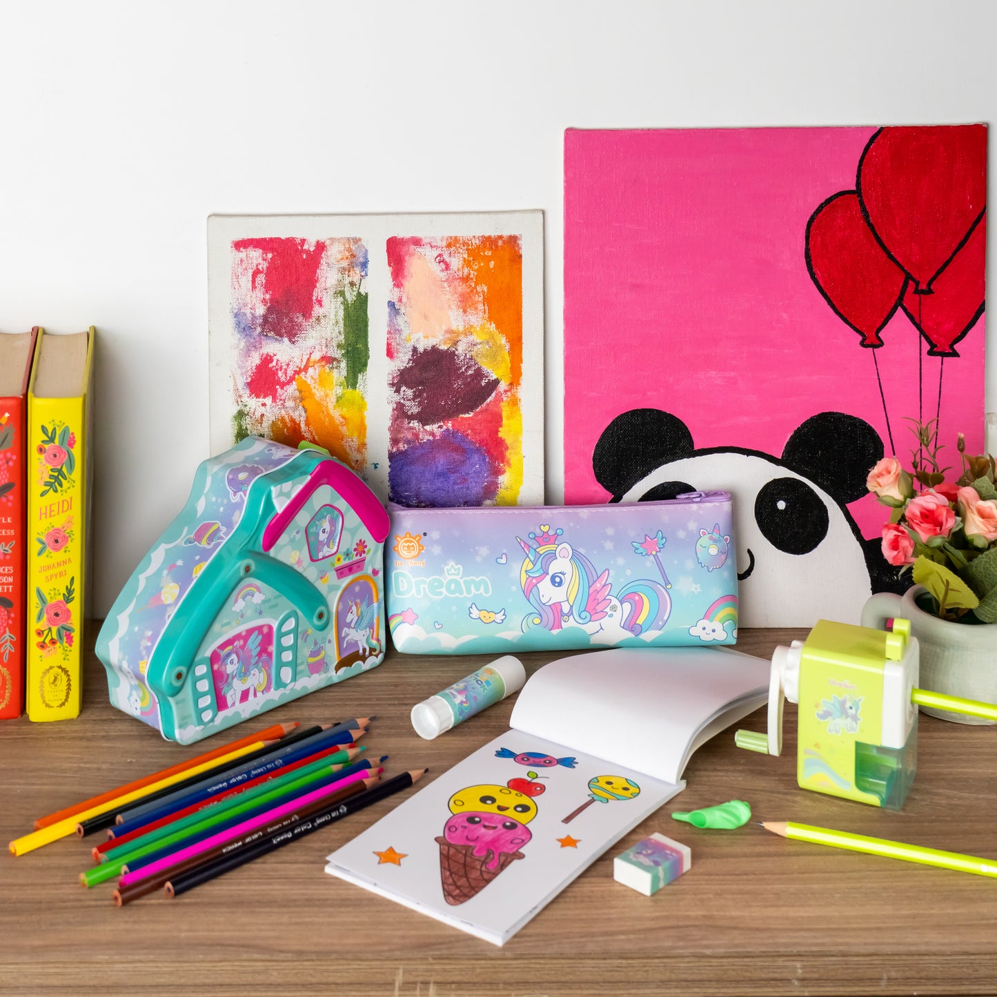 Unicorn Stationery Kit for Girls, Students, and Adults