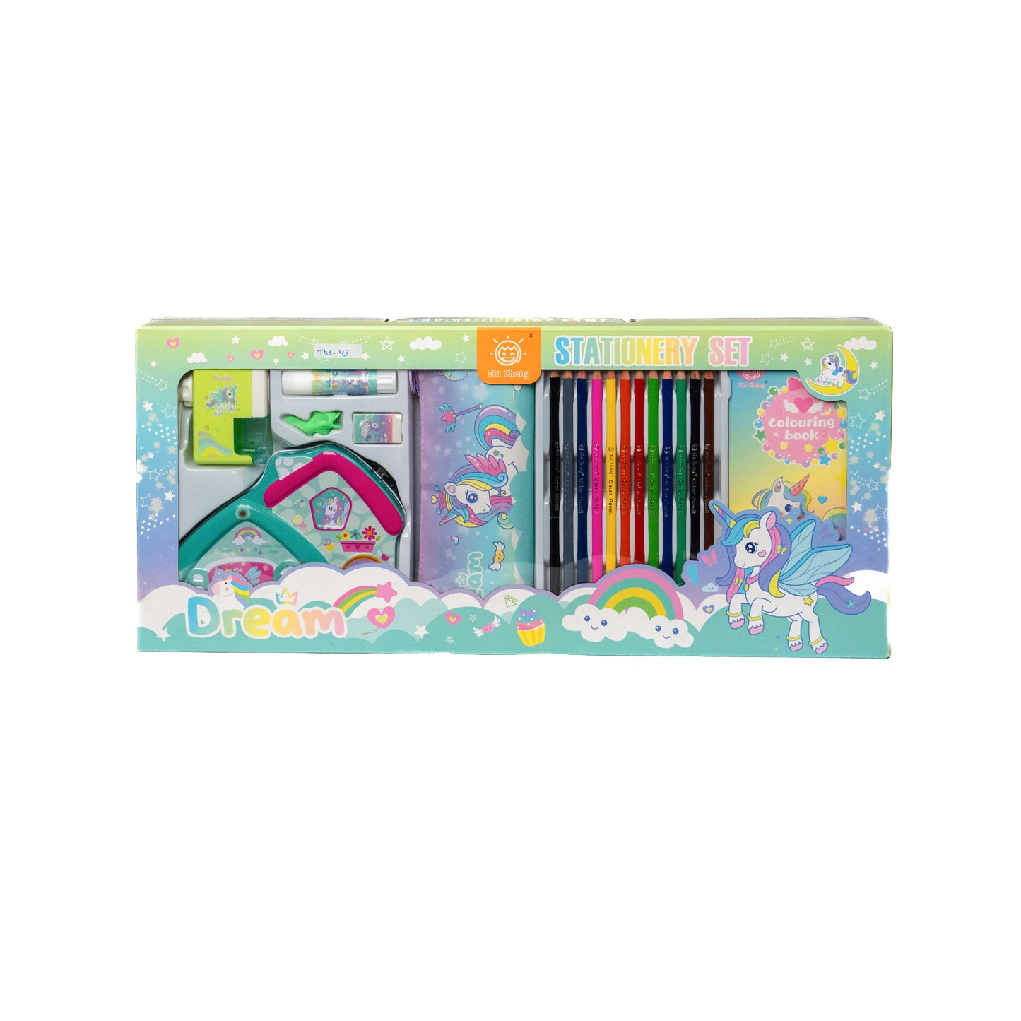Magical Unicorn-Themed Stationery Box Set – Perfect for Students