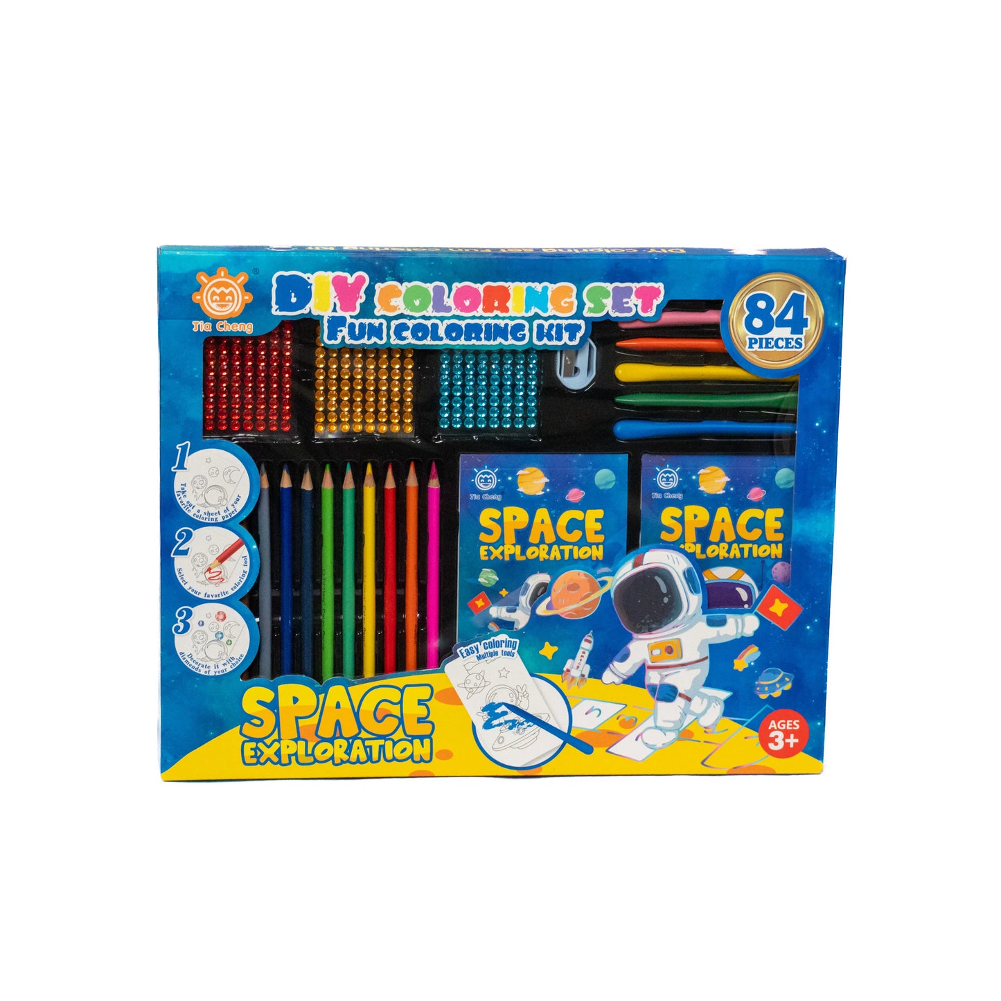 Kids Colouring Kit Blue