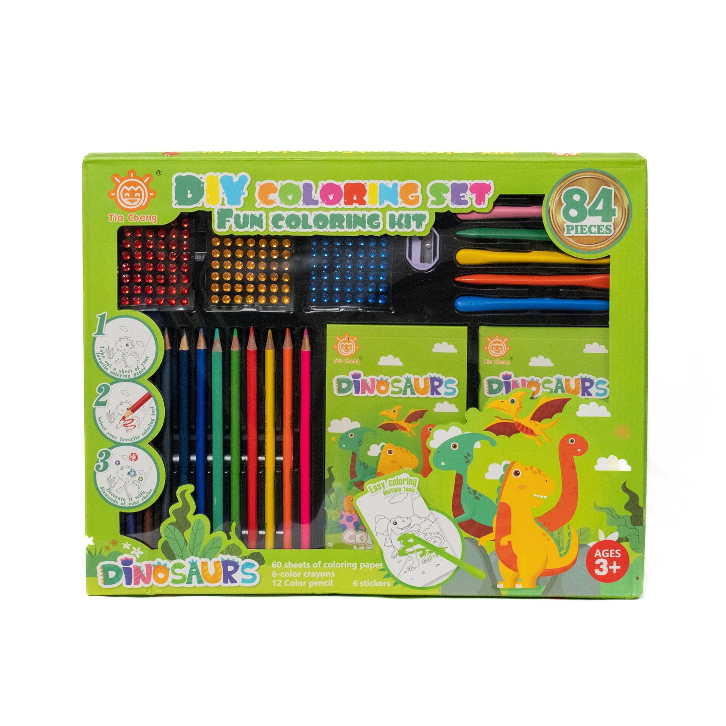 Kids Colouring Kit Green