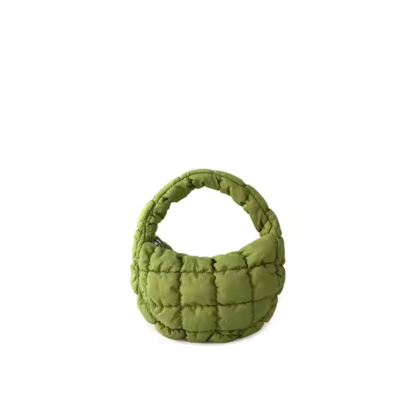 Small pastel tote bag with soft pillow-like design