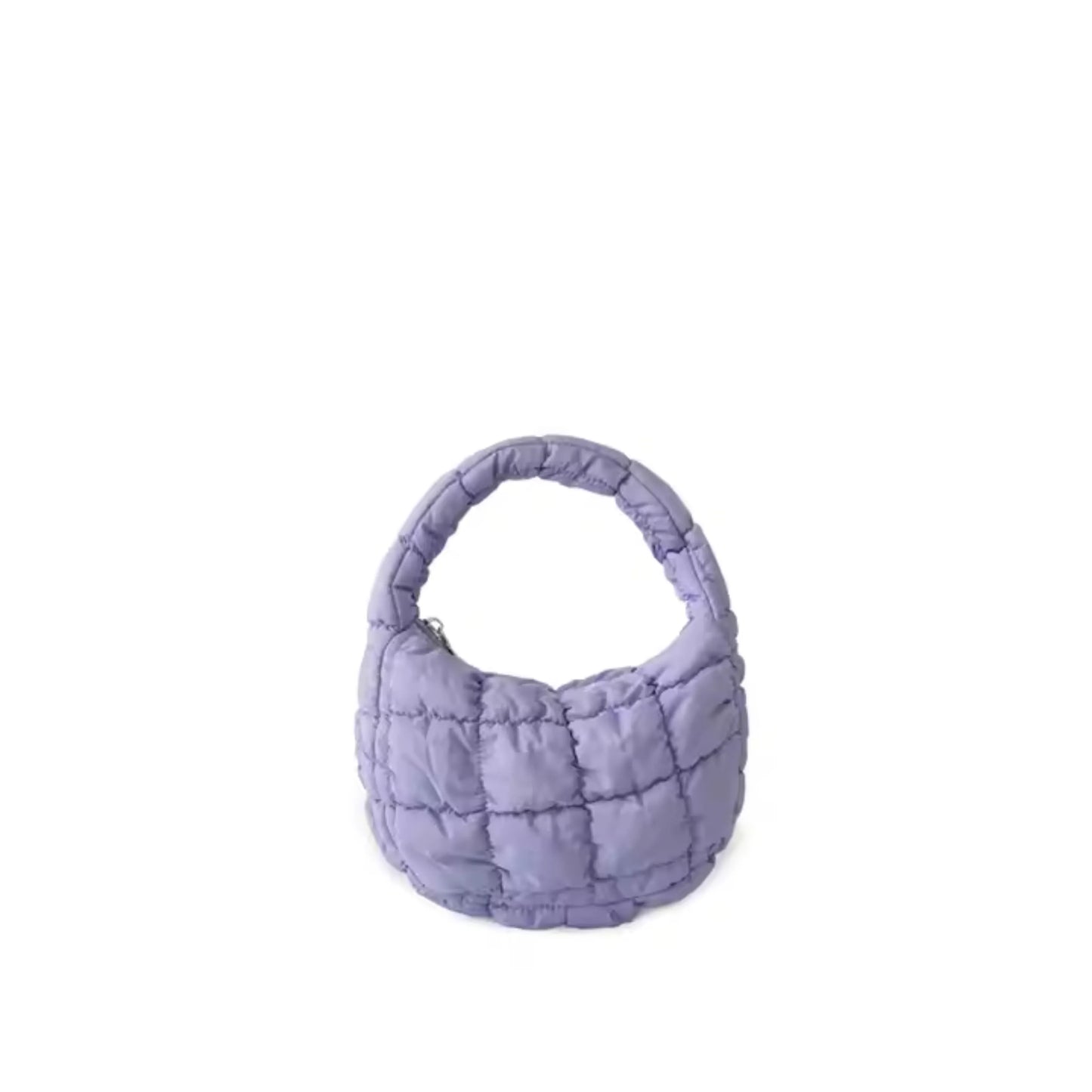 Small pastel tote bag with soft pillow-like design