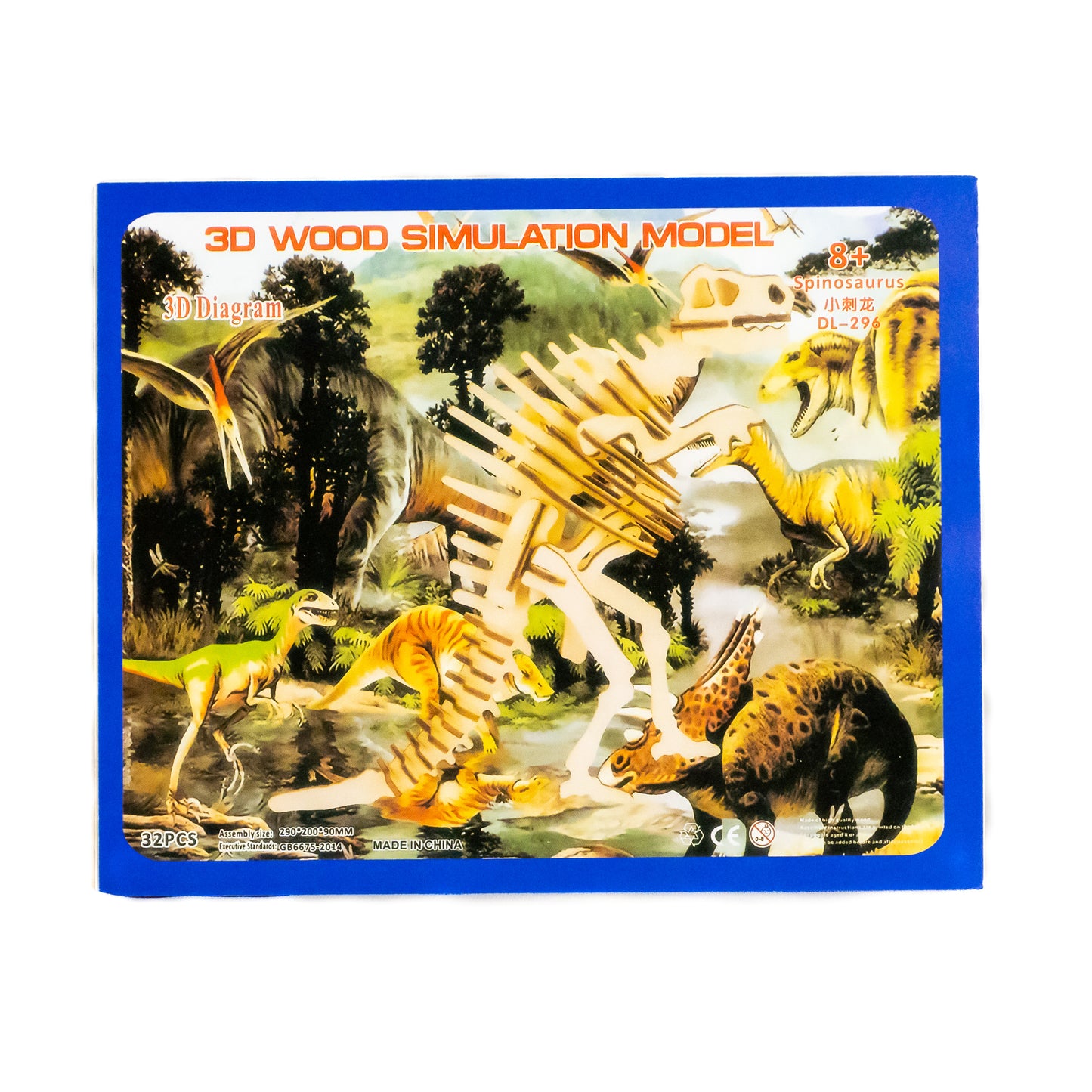 DinoCraft 3D Wooden Puzzle
