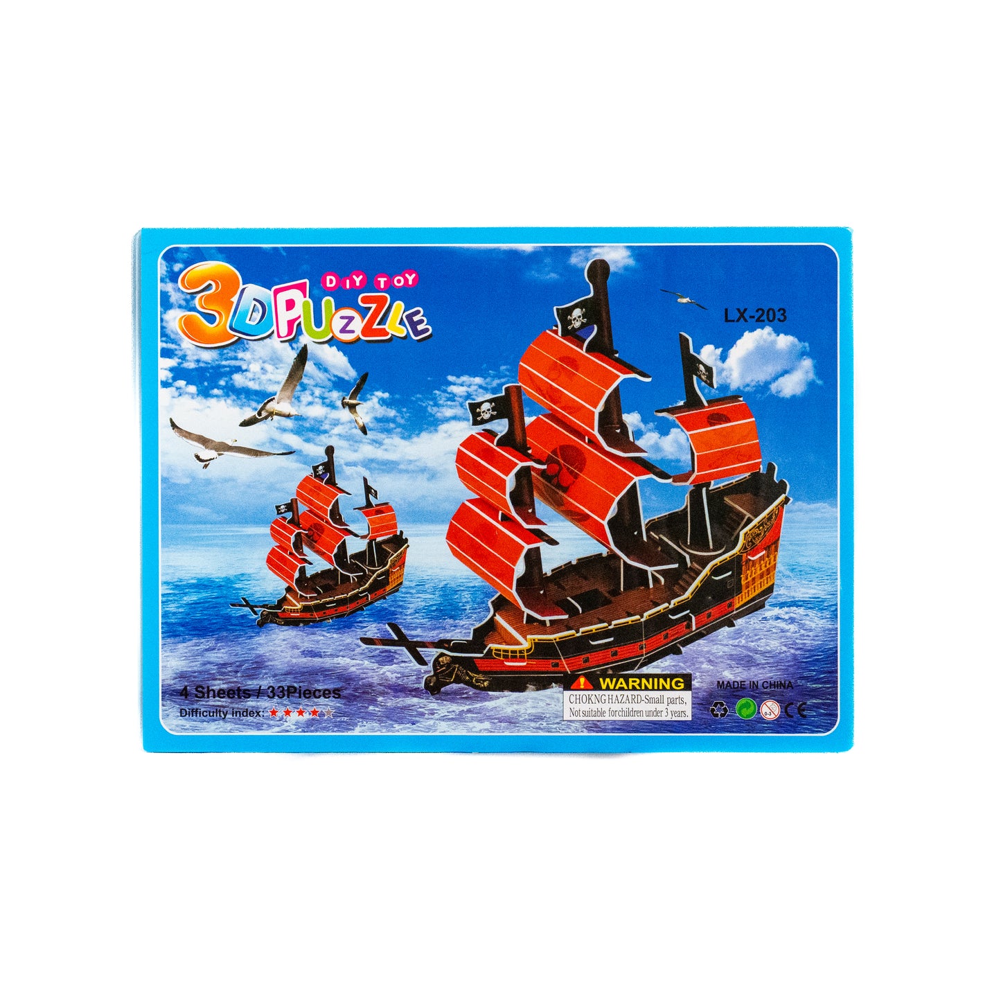 3D Wooden Puzzle – Build-Your-Own