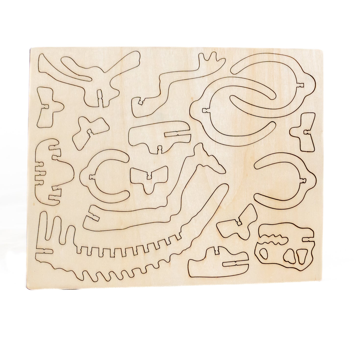 DinoCraft 3D Wooden Puzzle