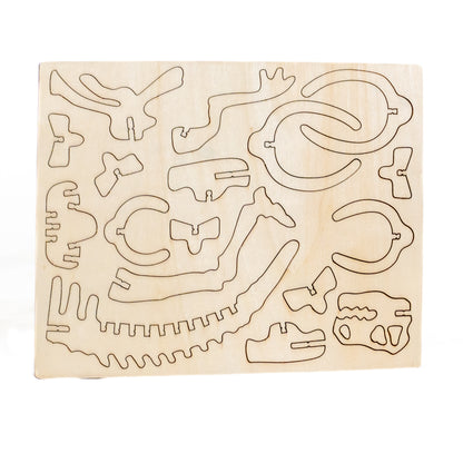 DinoCraft 3D Wooden Puzzle