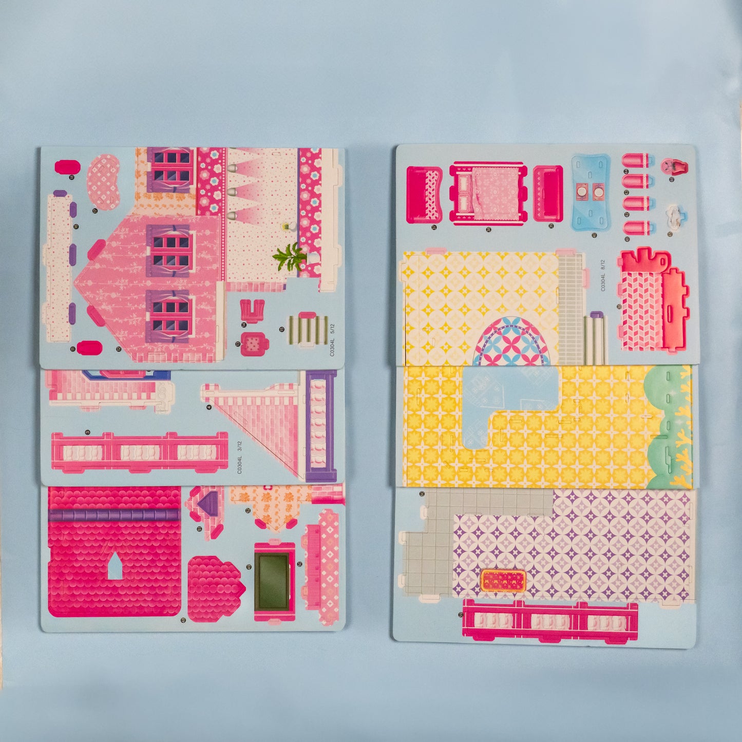 3D Puzzle DIY House Building Kit for Kids