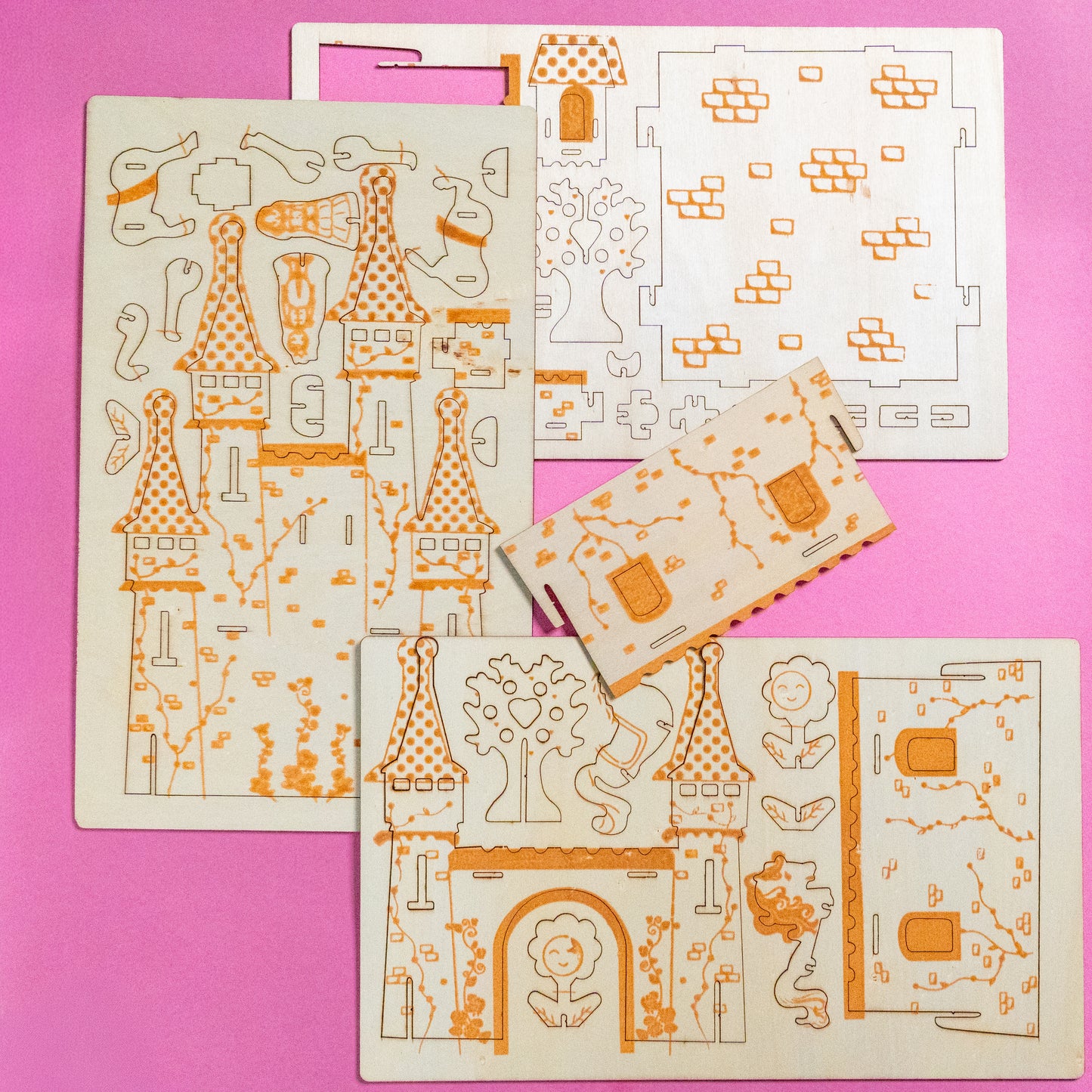 3D Wooden Puzzle Kit – Creative Construction Set for All Ages