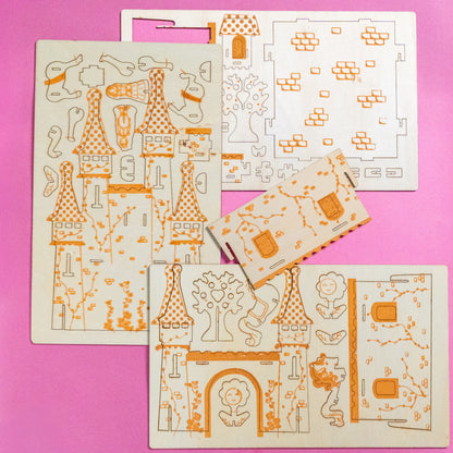 3D Wooden Puzzle Kit – Creative Construction Set for All Ages