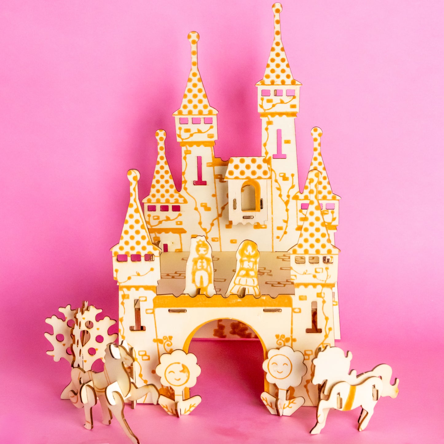 3D Wooden Puzzle Kit – Creative Construction Set for All Ages
