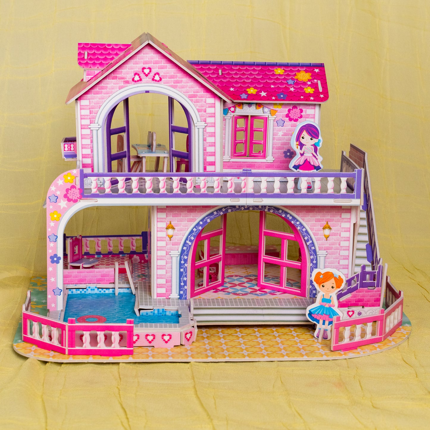 3D Puzzle DIY House Building Kit for Kids